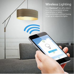 iLuv RAINBOW7UL Smartphone-Controlled Bluetooth® Multicolor LED Light Bulb