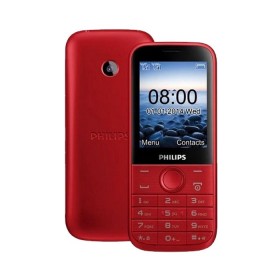 فيليبس (CTE160RD/40) تليفون محمول صغير ذو لون أحمر و ثنائى الشريحة