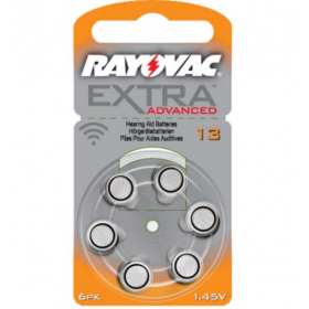 RAYOVAC H.A BATTERY EXTRA 6 CELL V13 RAY-V13