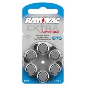 RAYOVAC H.A BATTERY EXTRA  6 CELL V675 RAY-V675