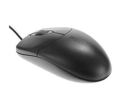 RAPOO N1020 WIRED USB OPTICAL MOUSE BLACK