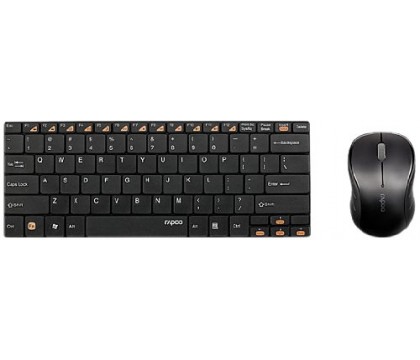 رابو (9020) لوحة مفاتيح لاسلكية و ماوس لاسلكى ذات لون رمادى