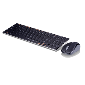 رابو (9060) لوحة مفاتيح لاسلكية وماوس لاسلكى ذات لون رمادى