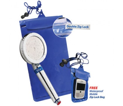 Blu AR-01-TRVB Ionic Power Shower iTraveler´s Zip Lock Bag