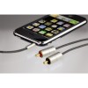 Hama 00104541 ALULINE CABLE, 3.5MM STEREO JACK -2XRCA PL  2M.