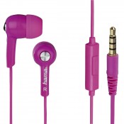 HAMA 00122692 (HK2114) IN-EAR STEREO EARPHONES, PINK