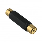 Hama 00123367 AUDIO ADAPTER, RCASOCKET-RCA SOCKET, GOLD-PLATED