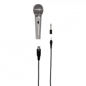 Hama 00046040 DM 40 Dynamic Microphone, Silver