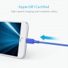 ANKER A8432H31 POWER LINE 2 USB TO LIGHTNING CABLE 3FT, BLUE