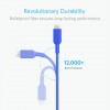 ANKER A8432H31 POWER LINE 2 USB TO LIGHTNING CABLE 3FT, BLUE