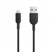 ANKER A8432H11 POWER LINE 2 USB TO LIGHTNING CABLE 3FT, BLACK