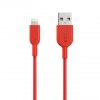 ANKER A8432H91 POWER LINE 2 USB TO LIGHTNING CABLE 3FT, RED