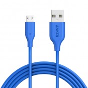 ANKER A8133H31 POWER LINE USB TO MICRO CABLE 6FT, BLUE