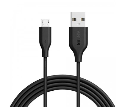 ANKER A8133H12 POWER LINE USB TO MICRO CABLE 6FT, BLACK