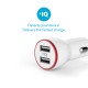 ANKER A2310022 POWER DRIVE 2 2-PORT CAR CHARGER 24W, WHITE