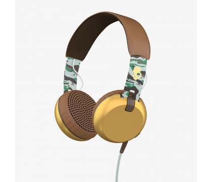 SKULLCANDY S5GRHT-492 GRIND ON-EAR HEADPHONE, SCOUT CAMO/BROWN/GOLD 