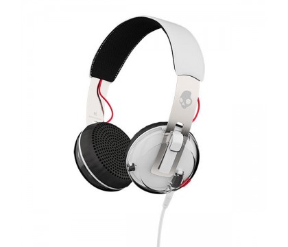 SKULLCANDY S5GRHT-472 GRIND ON-EAR HEADPHONE, WHITE/BLACK/RED 