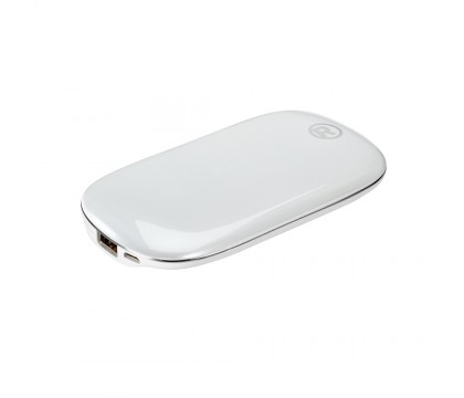RadioShack 2302421 5000mAh Slim-Style Portable Power Bank (White)