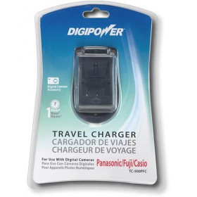 Digipower TC-500PFC AC Travel Charger for Panasonic/Fuji/Casio Digital Cameras Batteries
