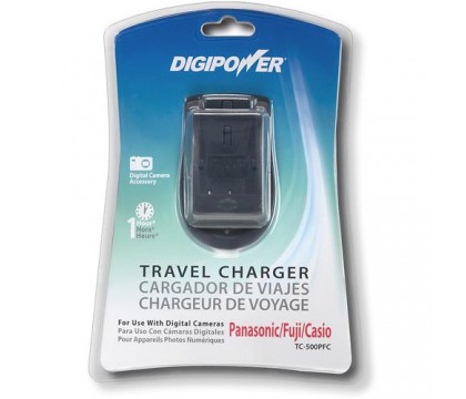 Digipower TC-500PFC AC Travel Charger for Panasonic/Fuji/Casio Digital Cameras Batteries