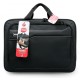 Port Designs HANOI Clamshell Notebook Bag 15.6 inch, Black + GENIUS USB MOUSE FREE