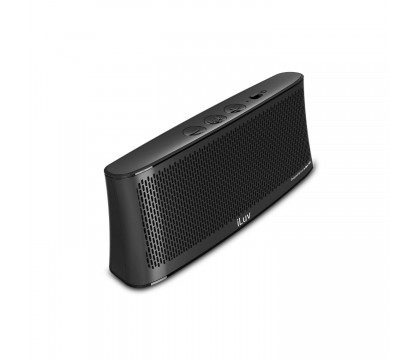 iLuv WAVECASTBK Portable Wireless Bluetooth® Stereo Speaker with 3.5mm Aux Input (Black)