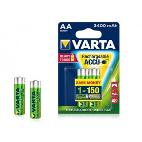 Varta 56716101402 1.2V/2400mAh AA Ni-MH Batteries (2-Pack)