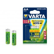 Varta 5716101402 1.2V/2600mAh AA Ni-MH Batteries (2-Pack)