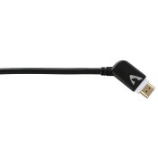 Avinity 2.2 m High Speed HDMI Cable with Ethernet , Gold plated with angle 145 degree, Grey