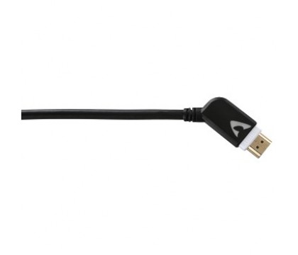 Avinity 2.2 m High Speed HDMI Cable with Ethernet , Gold plated with angle 145 degree, Grey