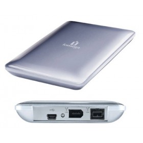 Iomega 34628 eGo Portable Hard Drive, USB 2.0/500GB - Firewire 400/800, 8MB Cache, Silver, Mac Edition