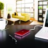 Iomega 34625 eGo Portable Hard Drive, USB 2.0/320GB - Firewire 400/800, 8MB Cache, Red, Mac Edition