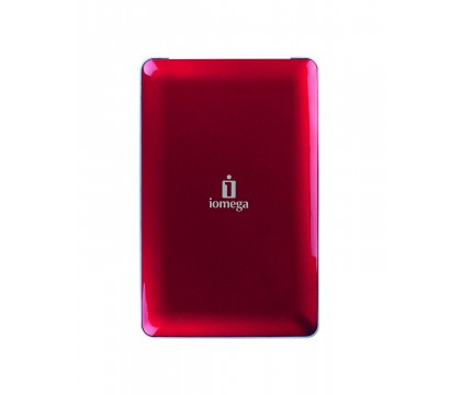 Iomega 34625 eGo Portable Hard Drive, USB 2.0/320GB - Firewire 400/800, 8MB Cache, Red, Mac Edition