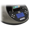 جى بى إل (OT-MICROBLK1T) سماعة بقاعدة شحن OT-MICROBLK1T لجهاز الأى بود و الأى فون و مزودة بساعة و راديو ذو لون أسود