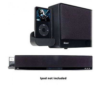 Memorex 18005021 MIHTS3202 2.1 32 inch Front Sound Speaker System for iPod