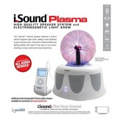 I.SOUND - DGIPOD-362 Portable Plasma Electromagnetic Light Effects Speaker System 18005023, White