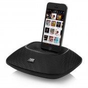 JBL JBLONBEATMICBLKAM OnBeat Micro High-performance AirPlay wireless loudspeaker docking station for iOS devices with Lightning Connector (Black)