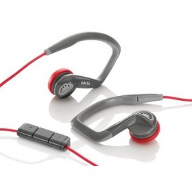 Harman Kardon AKG K 326 RED High performance sport headset with microphone and remote,Red, 99999269
