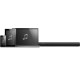 Philips HTL2193B/98 3.1 CH wired subwoofer, Bluetooth® and FM Radio, HDMI ARC, 150W Soundbar Speaker (Black)