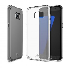 iLuv SS7EVYNECL Samsung Galaxy S 7 Edge Vyneer Protection Case - CLEAR