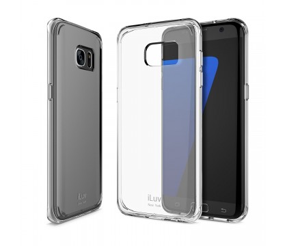 iLuv SS7EVYNECL Samsung Galaxy S 7 Edge Vyneer Protection Case - CLEAR