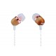 MARLEY EM-JE041-CP IN-EAR HEADPHONE TANGLE MIC NOISE-ISOLATINS, COPPER 