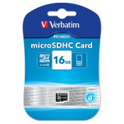 Verbatim 44010 MICRO SDHC CARD  16GB CLASS 10