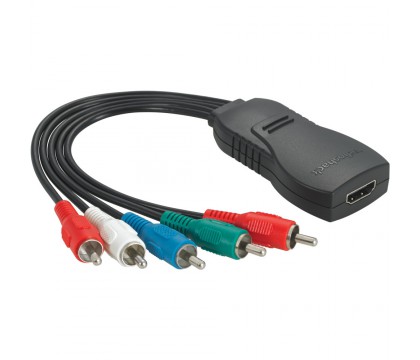 راديو شاك (1500549) أدابتر للتحويل من كابل HDMI إلى كابل Component