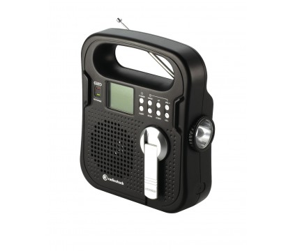 راديو شاك (2000655) راديو AM/FM/WX  للطوارئ ومزود بكشاف للإضاءة