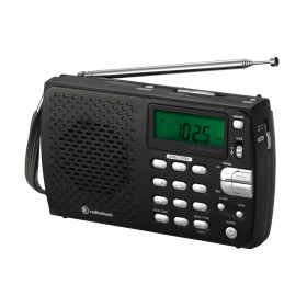راديوشاك (2000658) راديو مضغوط للتنقل AM/FM /SW مزود بمنبه
