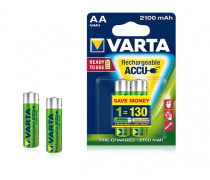 Varta 56706101402 AA/2 2100 MA Rechargable Battery