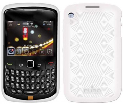 Puro BB8520STR Custodie Silicone Cover Transparent For Blackberry 8520