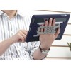 LAFEADA G100241A101 IPAD II CASE : Tactical Shell Blue White Protective Case with Easy-grip Strap for New iPad & iPad 2