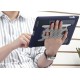LAFEADA G100221A101 IPAD II CASE : Tactical Shell AQUA Protective Case with Easy-grip Strap for New iPad & iPad 2